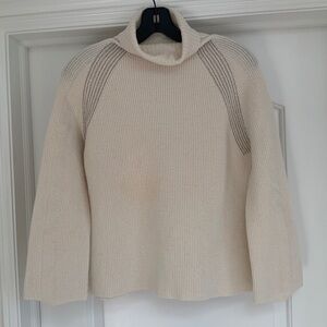 Muzetti wool monili Cozy Cream Turtleneck Sweater